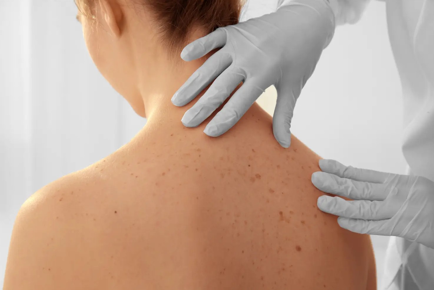 Skin exam at Biltmore Dermatology